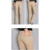 Maiyifu-GJ Women's Winter Warm Fleece Lined Jeans Slim Fit Thermal Pencil Denim Pants Skinny High Waisted Tapered Jean (Khaki,33) view 2