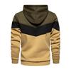 JEsilunmaMY Men's Color Block Hoodies Long Sleeve Pullover Sweatshirt Tops with Pocket Warm Thicken Fleece Casual Jumpers (Green,Medium) view 2
