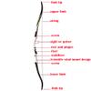 68 Inch Takedown Recurve Bow and Arrow Set 18-38 Lbs Metal Riser Right Handed Longbow Competition Athletic Bow for Adult Outdoor Practice Shooting (34 Lbs, Type 2/red) view 3