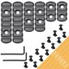 TOCNGAEK Polymer Picatinny Accessory Rail Single Picatinny Rail3 3 5 5 7 7 Slot Black view 1