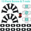 TOCNGAEK Polymer Picatinny Accessory Rail Single Picatinny Rail3 3 5 5 7 7 Slot Black view 4