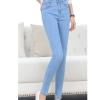 Maiyifu-GJ Women's High Waist Skinny Ankle Jeans Casual Slimming Pencil Denim Pants Juniors Slim Fit Washed Stretch Jean (Light Blue,30) view 2