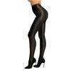Sxiwei Women's Shimmery 70D Footed Hold Up Pantyhose Tights High Waist Oil Shiny Sheer Stockings Black One Size view 2