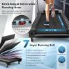 GYMAX Folding Treadmill with 4.75HP, 15% Auto Incline, App Control & Bluetooth Speaker, Portable Self-Standing with Pules Sensor for Home Gym view 3