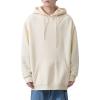 JEsilunmaMY Men's Outdoor Hoodies Long Sleeve Casual Pullover Tops with Pocket Solid Color Loose Sport Jumper Sweatshirt (Apricot,5X-Large) view 1