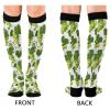 Wusikd Green Grapes Compression Socks for Women and Men Circulation Long Socks for Athletic Running 1 view 2