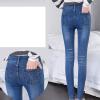 Maiyifu-GJ High Rise Skinny Pencil Jeans for Women Casual Slim Fit Butt Lifting Denim Pants Washed Stretch Jean Trousers (Blue 1,33) view 4