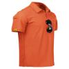 ZITY Mens Polo Shirt Short Sleeve Sports Tactical T-Shirt Athletic Golf Polos Daily Casual Stylish Collared Shirts for Men Orange Large view 1