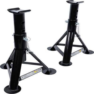 BGS DIY 93002 | Tube Stands | Load Capacity 1500 kg/Pair | Travel 322-490 mm | 1 Pair