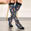 Wusikd Cute Mushrooms Forest Compression Socks for Women and Men Circulation Long Socks for Athletic Running 1 view 3