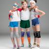 Hungdao 3 Pairs Volleyball Knee Pads for Kids Soft Breathable Brace Non Slip Padded Sponge Knee Support for Girls Boys Dance, Football, Skating, Running, Youth Sports(X-Small,Black, Blue, Gray) view 4