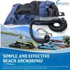 WavesRx 7'-25' AnchorMate Bungee Line + Ceramic Sealant Spray Wax (AquaShield) I Safer Anchoring for Jet Skis & PWCs + Ultra Slick Hydrophobic Coating with Silicon Dioxide (SiO2) view 2