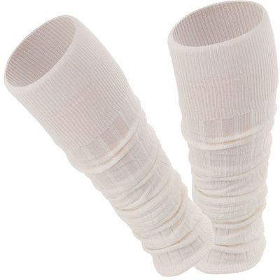 TODO Cotton Women's Leg Warmers - leggings for everyday, dance, sports (Ecru)