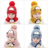 Kids Winter Hat and Scarf Set, Penguin Pattern Warm Wool Beanie Hat and Scarf for Infant Toddler Boy Girl 1-4 Years Old view 3