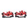 HERCHR Mechanical Disc Brake Set, Front and Rear Bicycle Bike Disc Brake Calipers Compatible with 160mm Rotor Mounting Adapter MTB Bike Cycling Bicycle Caliper Accessories(red) view 1