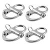 2/4 Pcs Marine 316 Stainless Steel Fixed Eye Snap Shackle, Quick Release Boat Anchor Chain Eye Jaw Swivel Stainless Snap Shackle Hook (4, 69mm) view 1