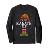 Karate Elf Christmas Group Matching Funny I'm the Karate Elf Long Sleeve T-Shirt view 1