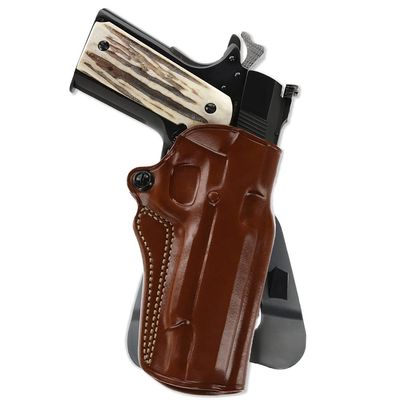 Galco Holsters SM2-266R Speed Master 2.0 Paddle/Belt Leather Holster Compatible with Kimber 4" 1911 with/Without Red Dot, Right Hand, Tan Finish