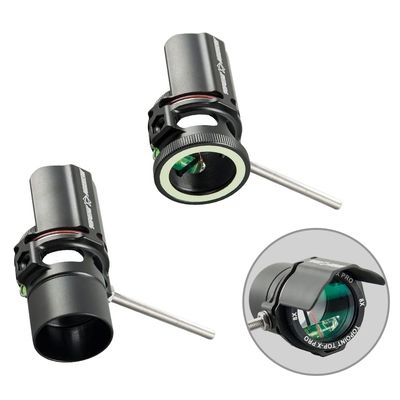 ZSHJGJR Archery Bow Sight Compound Bow Scope Sight Single Pin 0.019" Optical Fiber 2X 4X 6X 8X Lens Optical Fiber Sight for Hunting Shooting Accessory (Black, 2X)