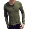 Hedmy Mens Long Sleeves Crew Neck Thermal Underwear Slim Fit Undershirt Base Layer Pullover Shirt Army Green X-Large view 1