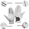 RMG Co. Premium Leather Classic White Golf Glove for Men Available in Left and Right Hand (Large, Right) view 3
