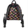 INTIMO MTV Music Television '80s Logo Tossed Print Zippered Mini Small Backpack Bag 10." view 4