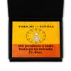 para mi esposa me perderia a toda hora en tu Mirada te amo, joyeria para enamoradas o Mujeres - Pendiente, Collar nudo de Corazon Silver view 1