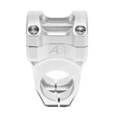 Industry Nine A318 Bike Stem - Silver 31.8mm Mountain Bike Stem with 50mm Length - Made in USA