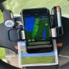 Golf Cart Steering Wheel Phone Mount/Scorecard Pro view 3