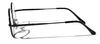 V.W.E. Kids Children Size Hippie Round Circle Lens Lennon Metal Clear Lens Glasses (Age 3-12) (Gunmetal) view 3