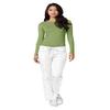 Adar Underscrubs for Women - Long Sleeve Underscrub Comfort Tee - 2900 - Spring Leaf - L view 4
