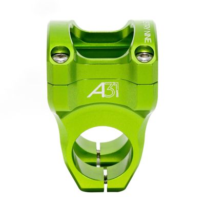 Industry Nine A318 Bike Stem - Lime 31.8mm Mountain Bike Stem with 30mm Length - Made in USA