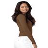 Adar Uniforms Underscrubs for Women - Long Sleeve Comfort Tee - 2900 - Mocha Quartz - 3X view 3