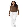 Adar Uniforms Underscrubs for Women - Long Sleeve Comfort Tee - 2900 - Mocha Quartz - 3X view 4
