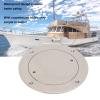 Diydeg Deck Plate, 7.32in OD 5.31in ID 316 Marine Grade Stainless Steel Round Access Panel Deck Plate Hatch Mirror Polishing with Pre Drilled Hole, Waterproof Inspection Hatch for Various Marine Boat view 4
