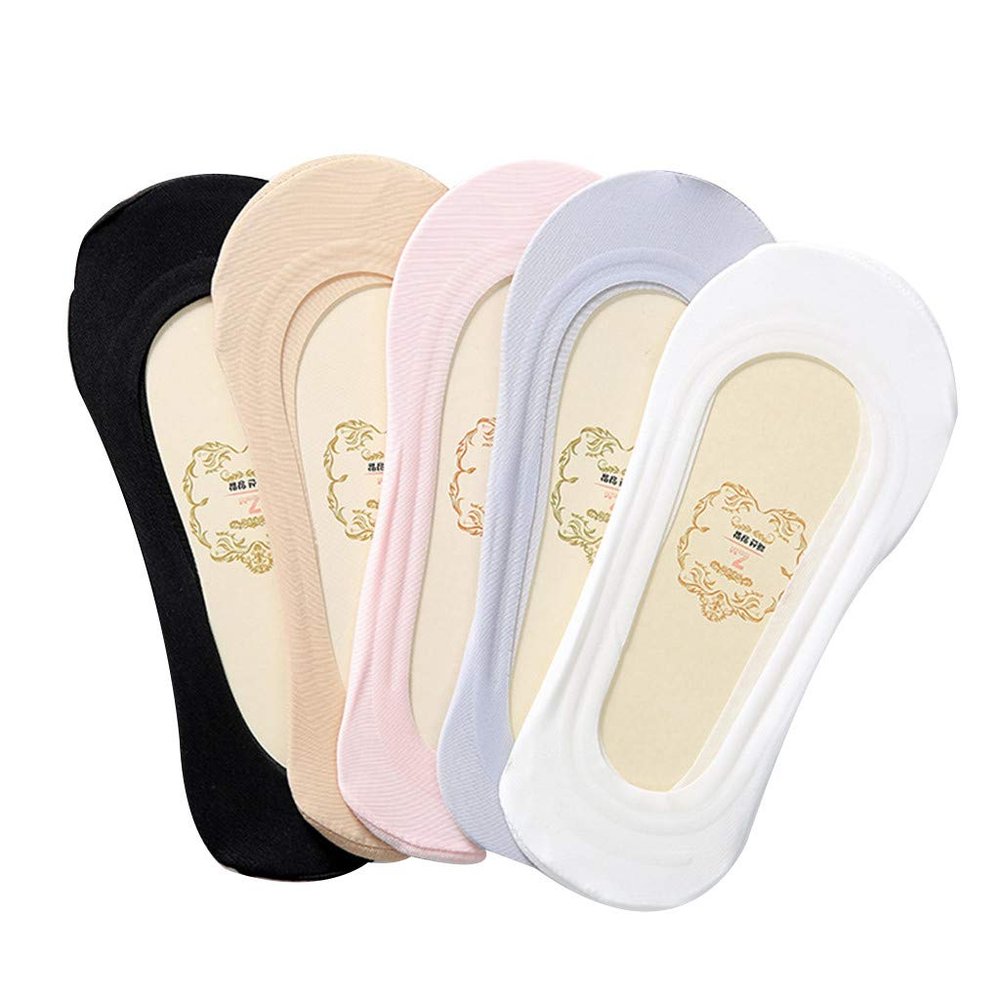 Cut Liner Girls Ultra-thin Low Socks with Grippers