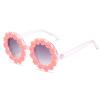 JINHUIBBA Girls round Flower Sunglasses Flower Cute Glasses UV 400 Protection for Outdoor Beach view 1
