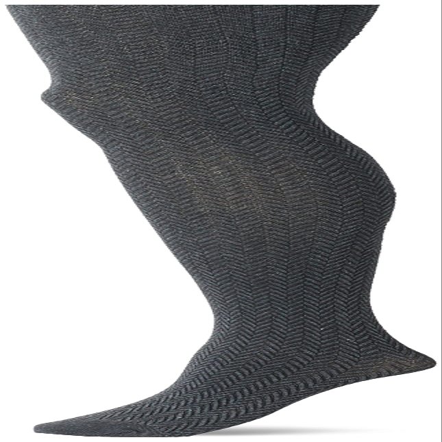 Berkshire Herringbone Rib Tights with Non-Control Top and Reinforced Toe - 4922