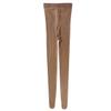 Sxiwei Women's Shimmery 70D Footed Hold Up Pantyhose Tights High Waist Oil Shiny Sheer Stockings Coffee One Size view 4