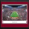 Alabama Football at Twilight (end zone) - 44x18-inch Double Mat, Deluxe Framed Picture by Blakeway Panoramas view 1