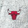 Northwest NBA Chicago Bulls Sherpa Bath Robe, 26" x 47", Gray view 4