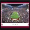 Alabama Football at Twilight (end zone) - 42x15.5-inch Single Mat, Select Framed Picture by Blakeway Panoramas view 1