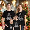 Natural Underwear Family Trip #9 Castle It's Beginning to Look a Lot Like Women Men Youth Kids Cotton Crew Neck Black T Shirts Kids Girls 3T view 2
