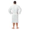 Northwest NCAA Michigan Wolverines Sherpa Bath Robe, 26" x 47", Gray view 3