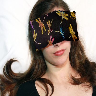 Candi Andi Handmade Luxe Serenity Eye Pillow - All-Natural Flaxseed - Unscented  Weighted Eye Mask for Yoga, Meditation, Hot & Cold Therapy - Dragonfly Nite - TEP-DF