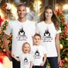Natural Underwear Family Trip #9 Castle It's Beginning to Look a Lot Like Women Men Youth Kids Cotton Crew Neck White T Shirts Youth Girls Large view 2