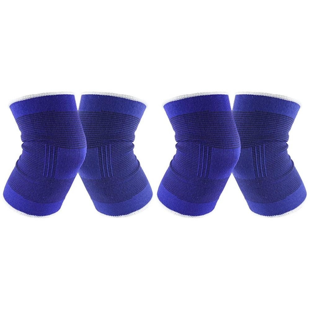 Healifty 2pairs Knee Pads for Men Women Polyamide Protective Covers Lightweight Soft Texture Knee Pads for Running Cycling Exercise Selection