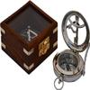 Compass, Retirement Gifts, Personalized Engraved Compass, Vintage Compass, mom Dad Gift, Functional Working Compass, Boyfriend Gift, Dad Gifts (Black Finish) view 2