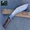GK&CO. Kukri House Authentic Kukri/Khukuri 14.5" Blade 5" Chirra (5 Fuller) Gorkha Knife Blocker Rosewood Handle-GK - Handmade in Nepal Imported view 3