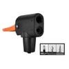 ihreesy Bike Pump Adapter,Multi-Function Bike Inflatable Nozzle Universal Bike Tire Valve Adapter Plastic Double Head Inflatable Pump Nozzles Head for Bicycle Tire,Black Yellow view 1